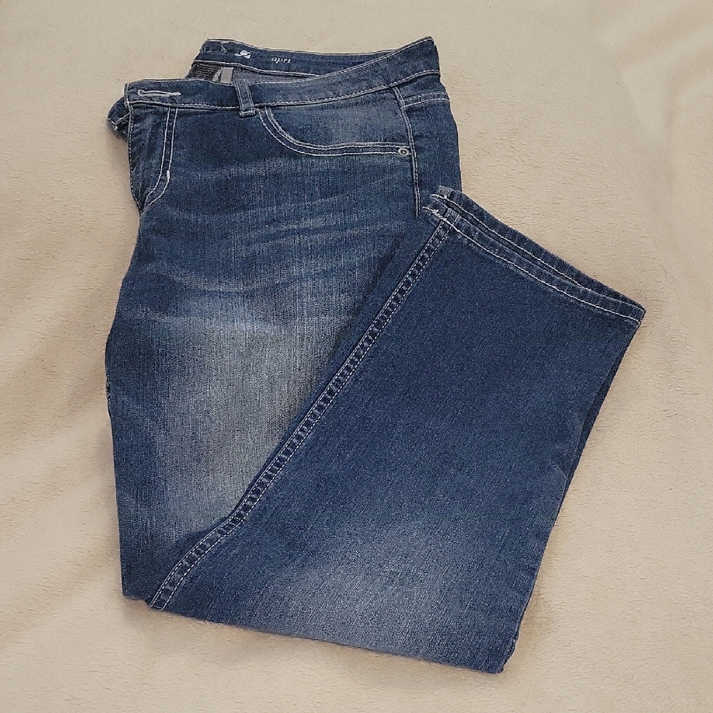 Apt. 9 Dark Blue Ankle Jeans